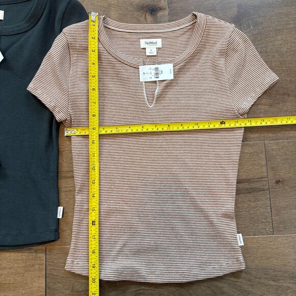 UpWest Cozy Rib Baby Tee Lot of 3 size Small NWT/EUC - Picture 2 of 5